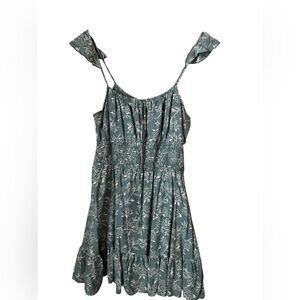 Floral Green Dress size XL